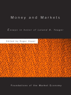 cover image of Money and Markets